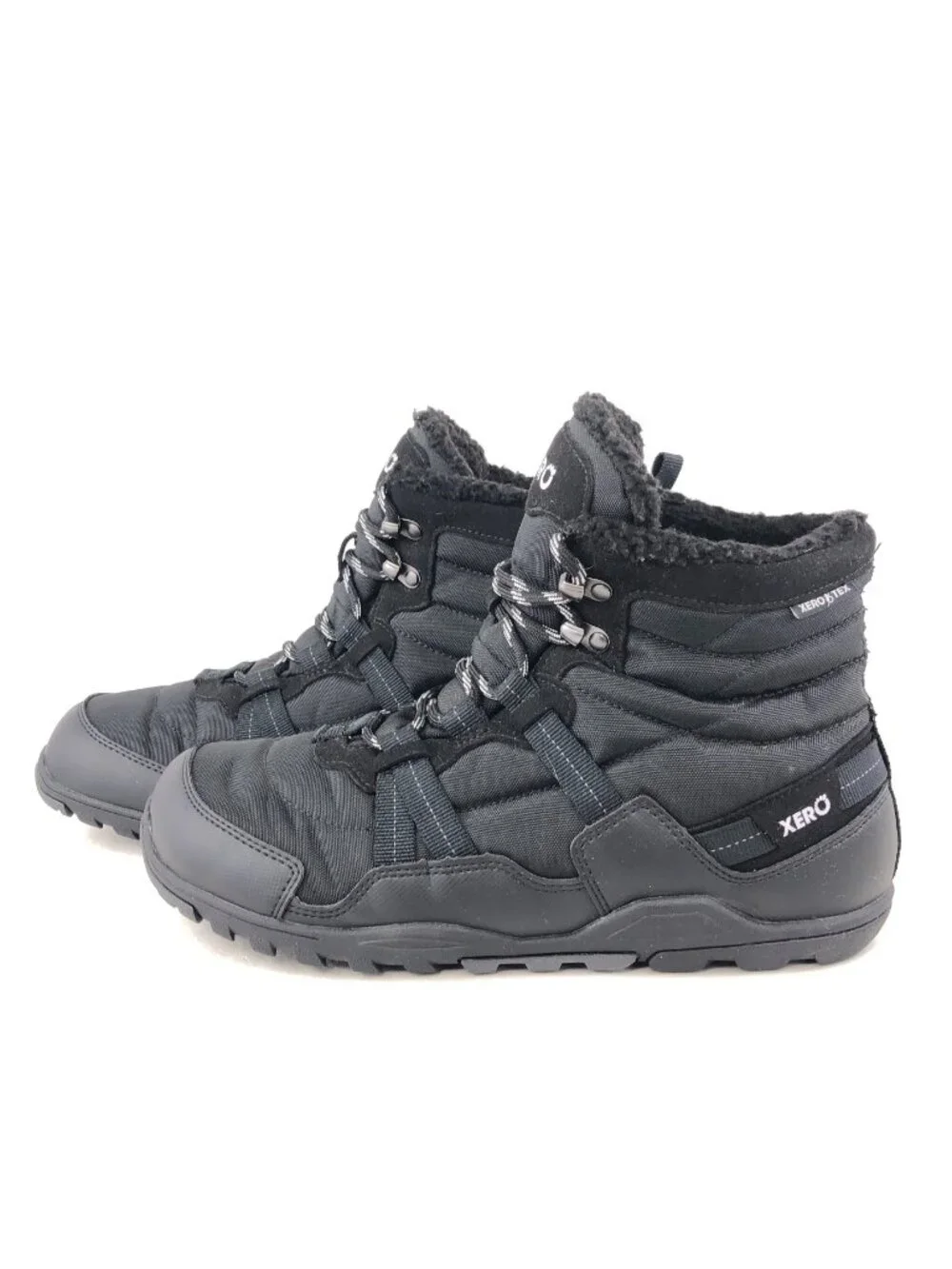 XeroShoes Alpine Black Winter Snow Boots 9.5